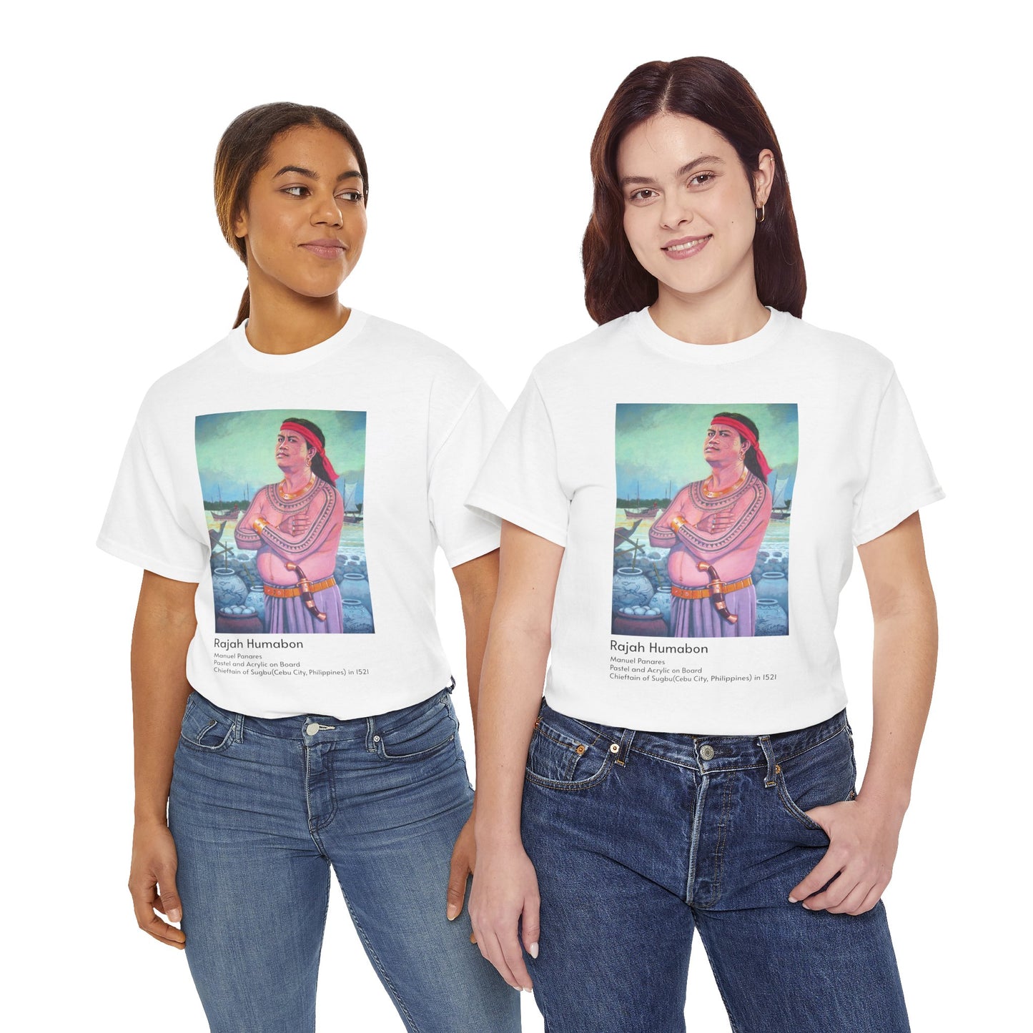Rajah Humbalon Portrait Tee (Museum-Style Illustration)