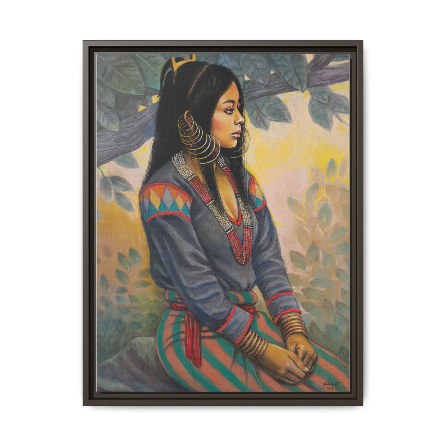 Ubo Maiden (2022)- Framed Canvas Print