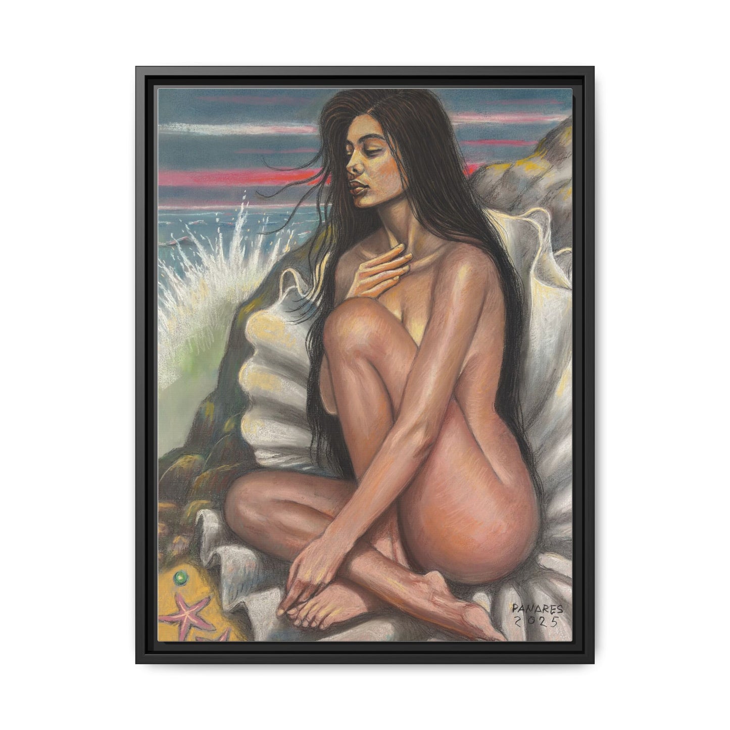 Birth of Venus (2025)- Framed Canvas Print