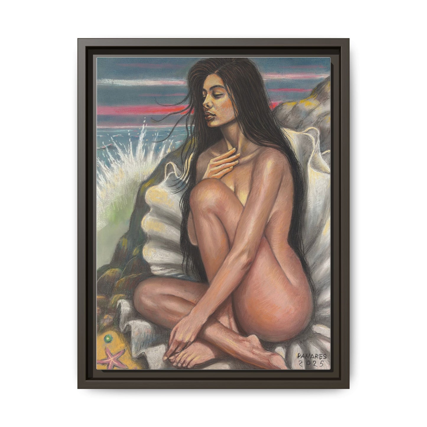 Birth of Venus (2025)- Framed Canvas Print