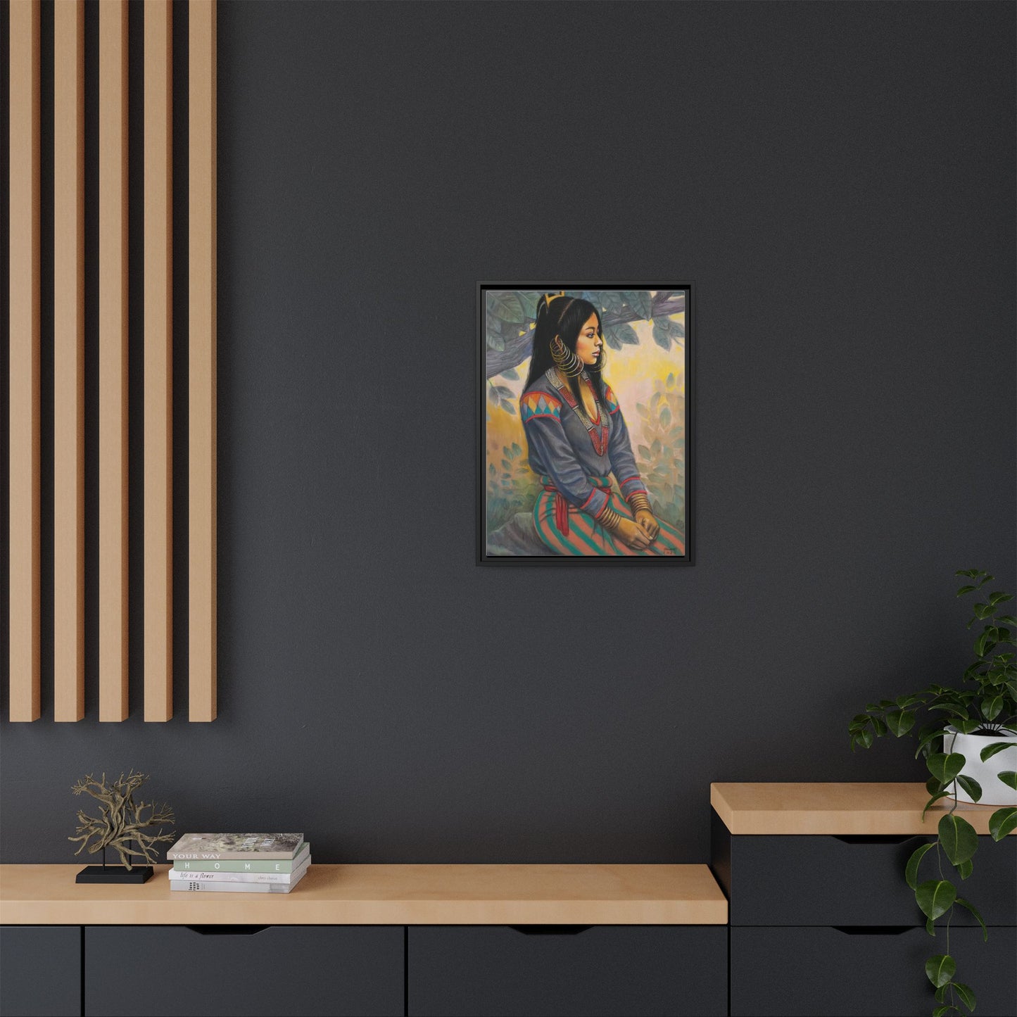 Ubo Maiden (2022)- Framed Canvas Print