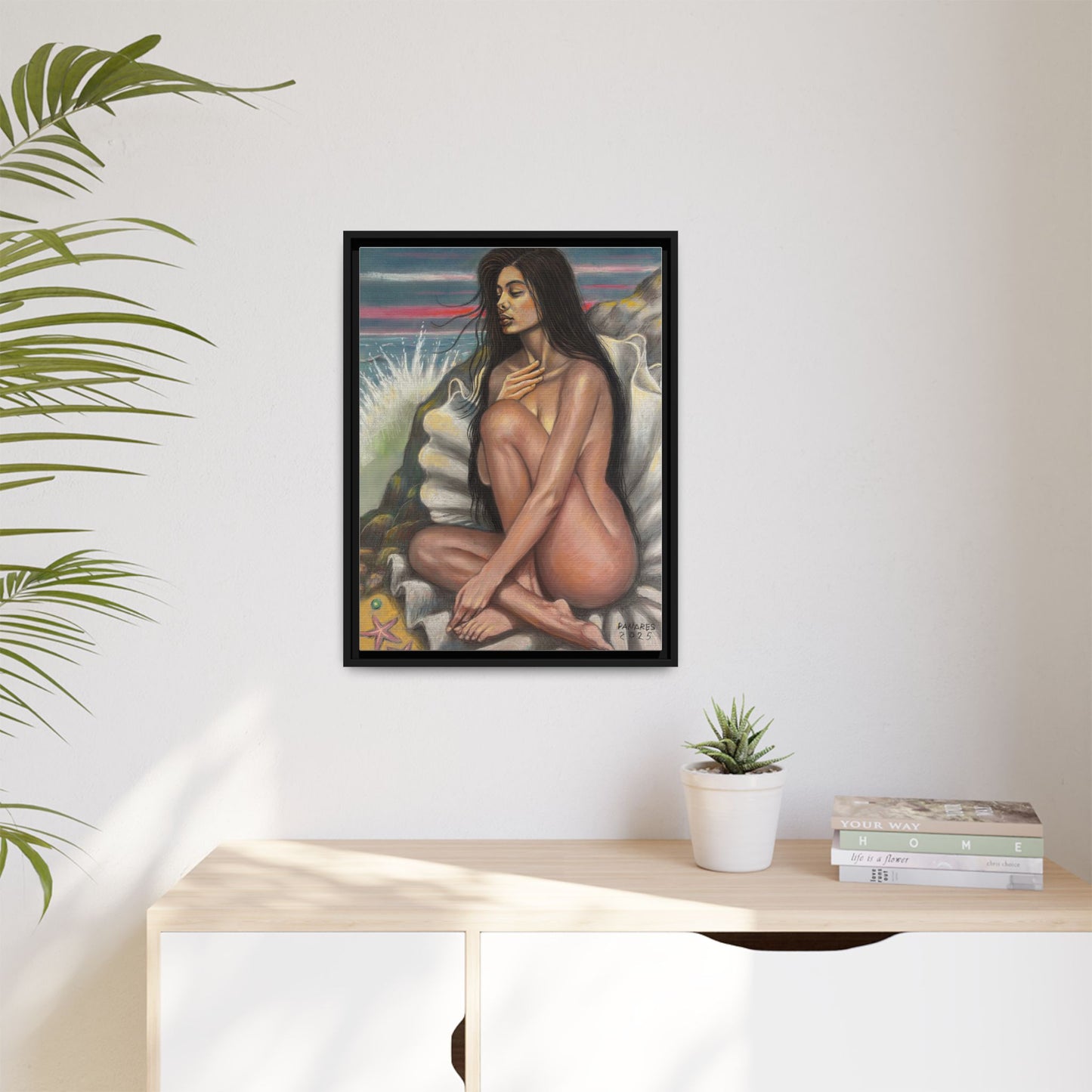 Birth of Venus (2025)- Framed Canvas Print