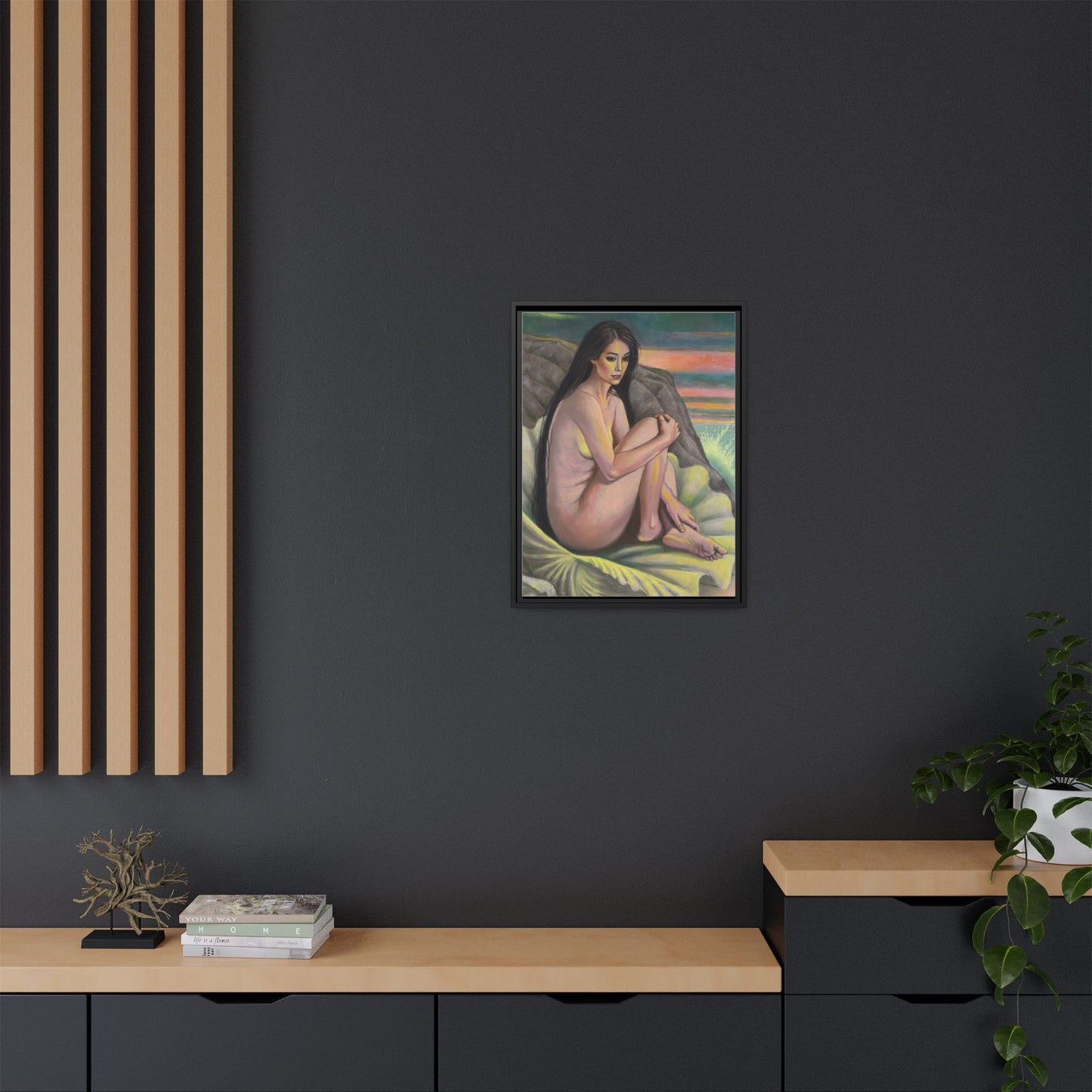 Birth of Venus (2025)- Framed Canvas Print