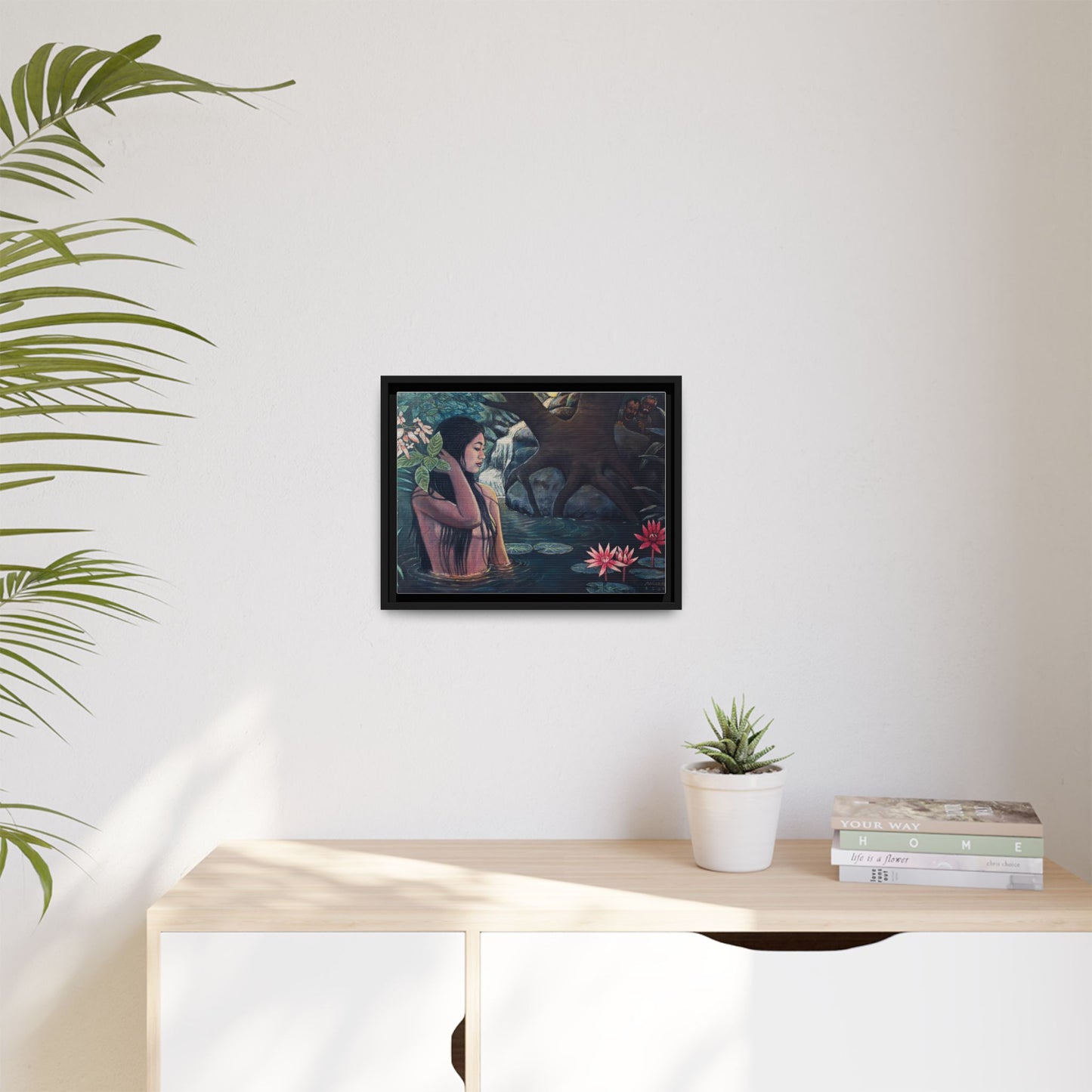 Susanna and the elders (2008)- Framed Canvas Print