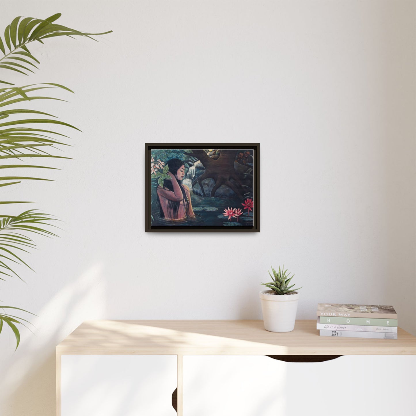 Susanna and the elders (2008)- Framed Canvas Print