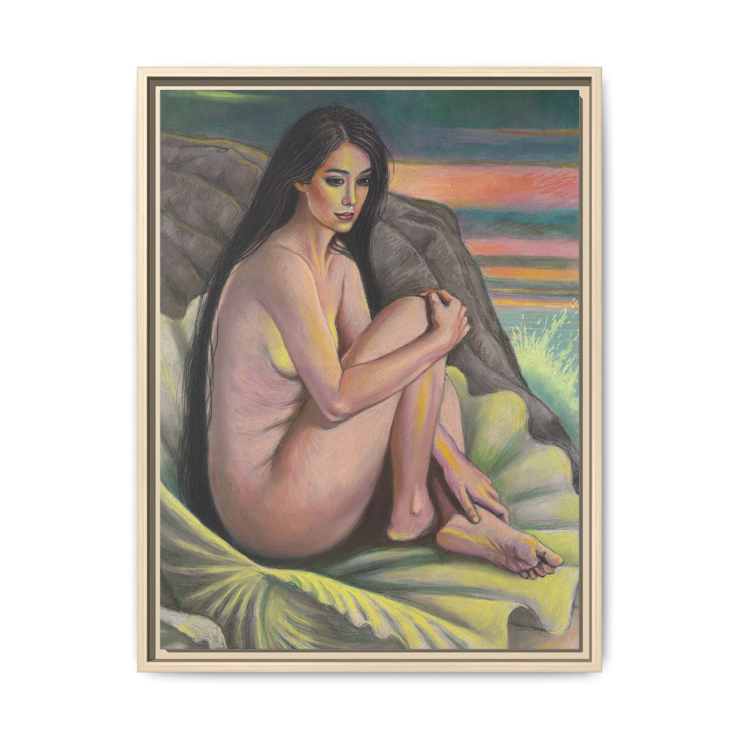 Birth of Venus (2025)- Framed Canvas Print