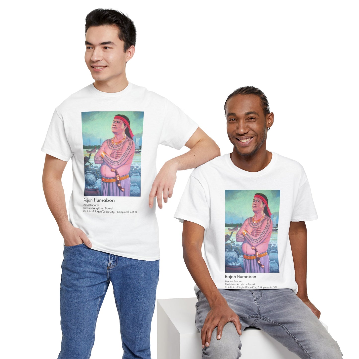 Rajah Humbalon Portrait Tee (Museum-Style Illustration)