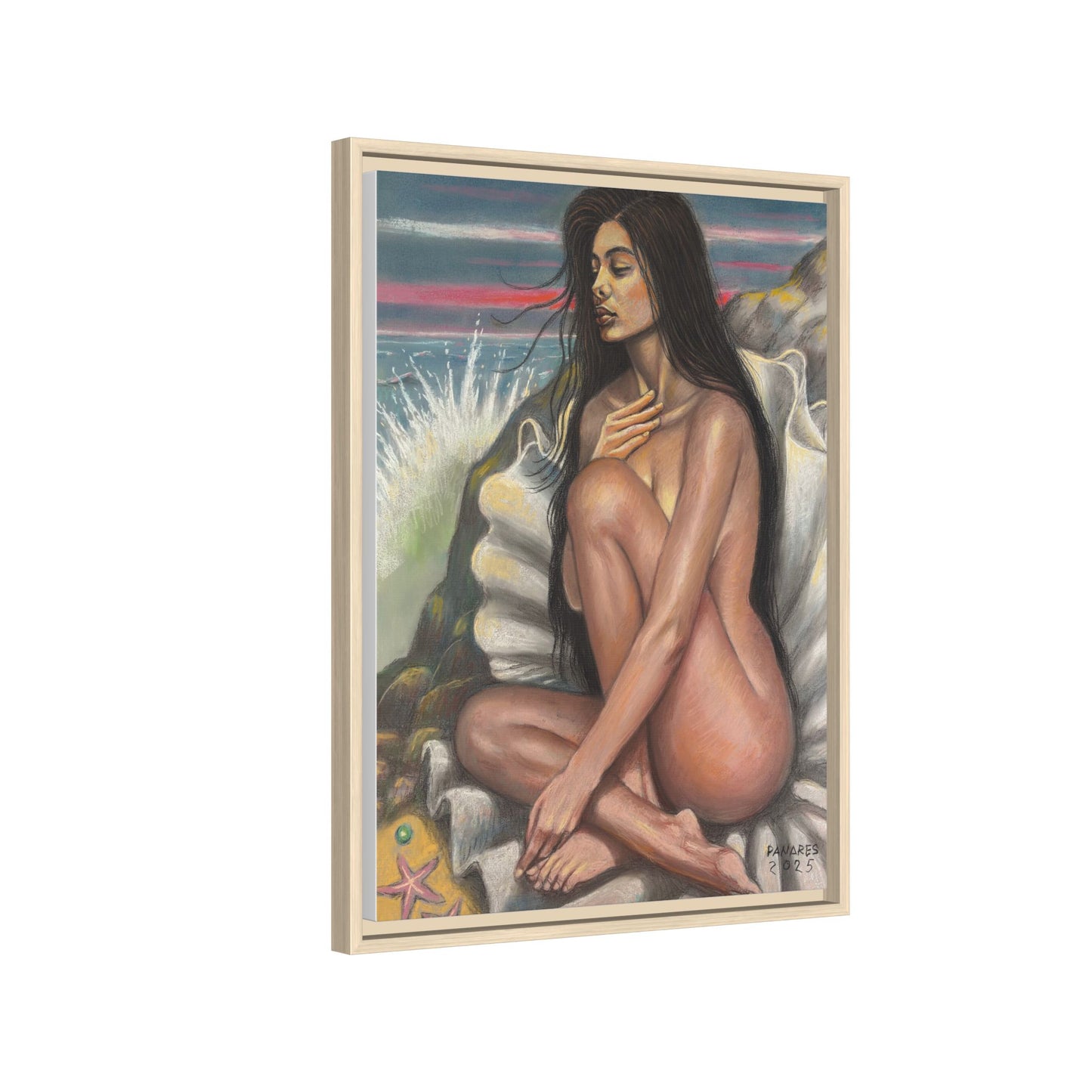 Birth of Venus (2025)- Framed Canvas Print