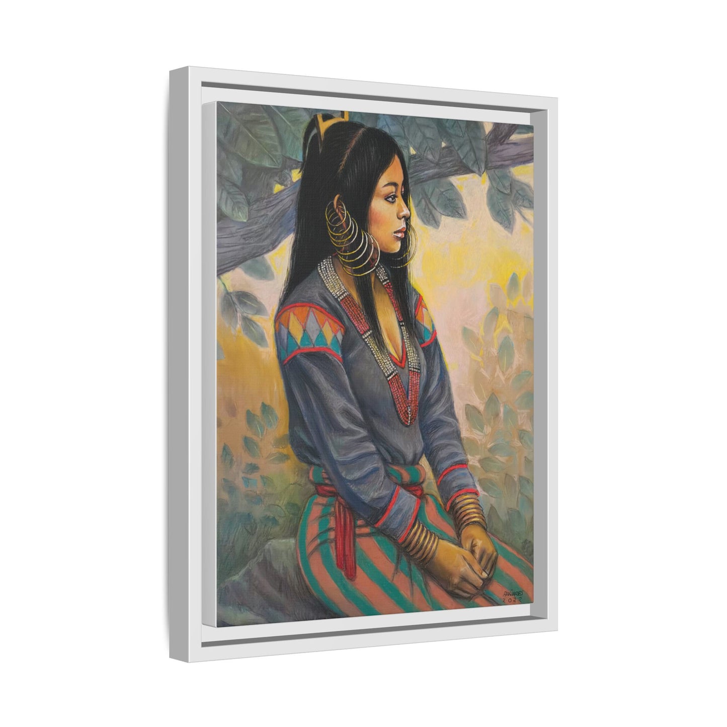 Ubo Maiden (2022)- Framed Canvas Print