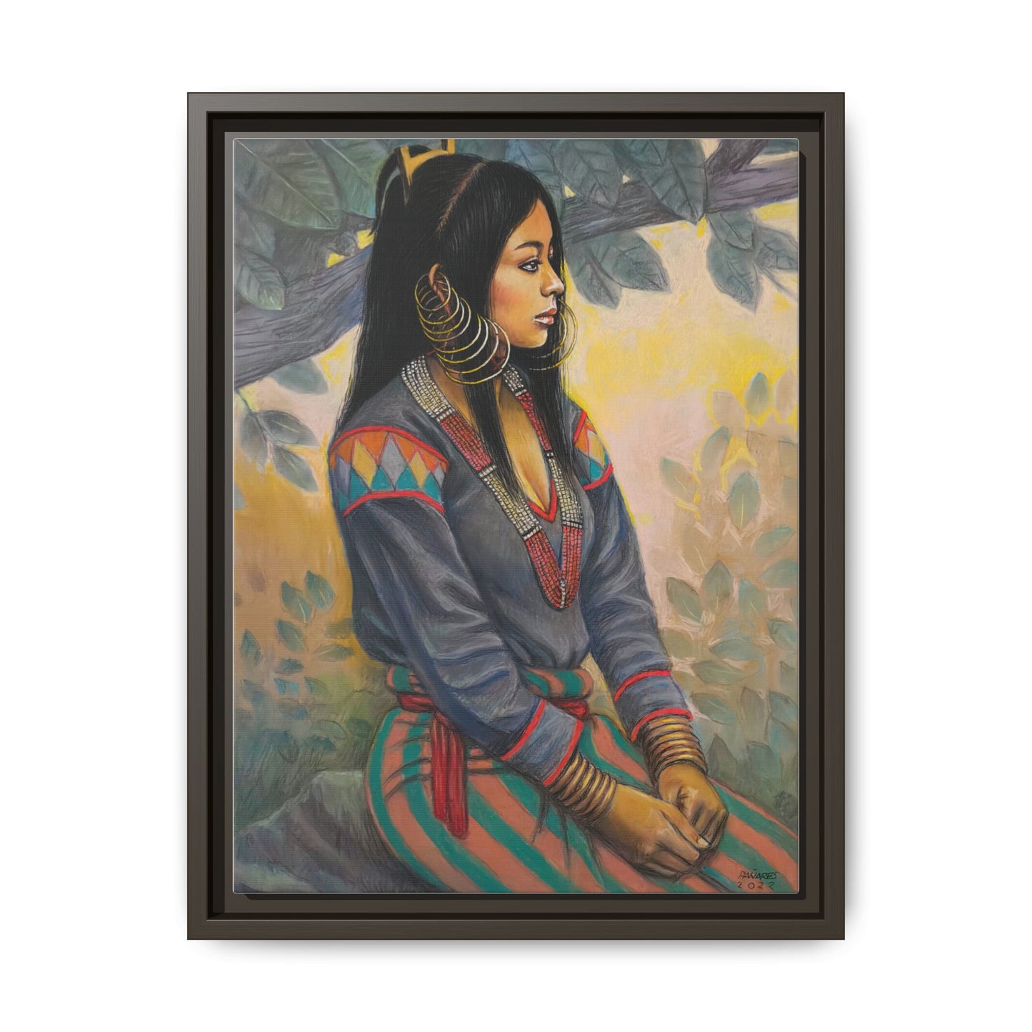 Ubo Maiden (2022)- Framed Canvas Print