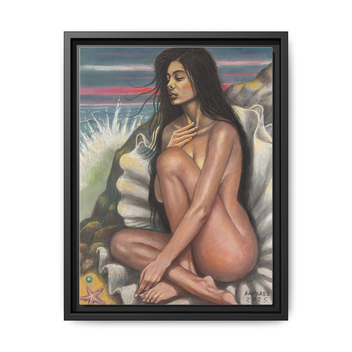 Birth of Venus (2025)- Framed Canvas Print