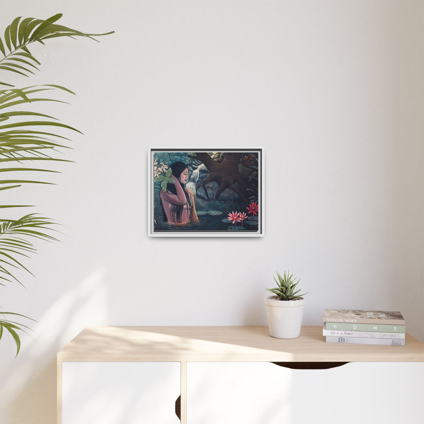 Susanna and the elders (2008)- Framed Canvas Print