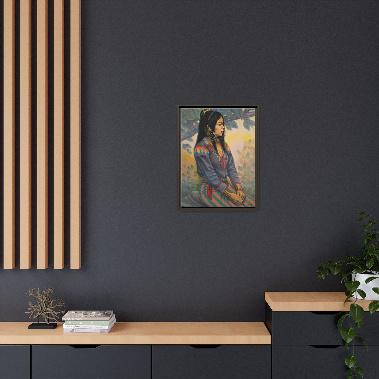 Ubo Maiden (2022)- Framed Canvas Print