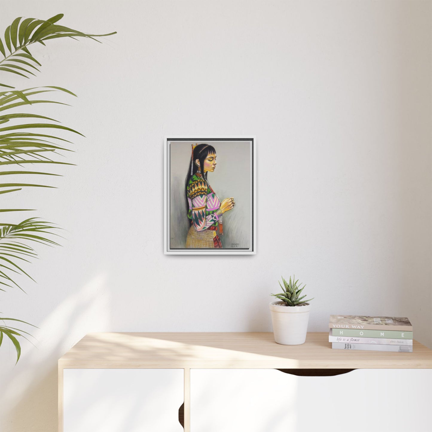 T’boli Girl (2021) - Framed Canvas Print