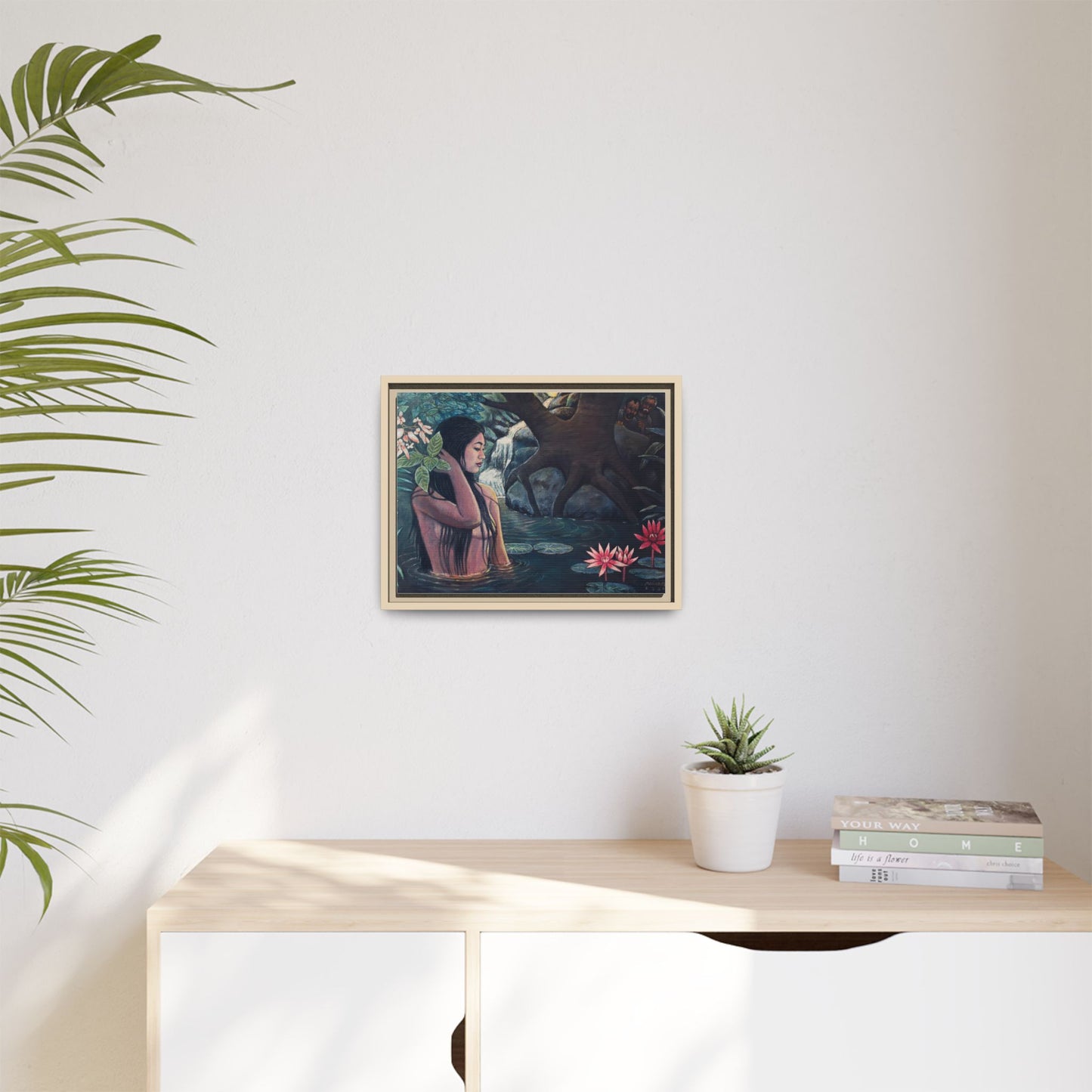 Susanna and the elders (2008)- Framed Canvas Print