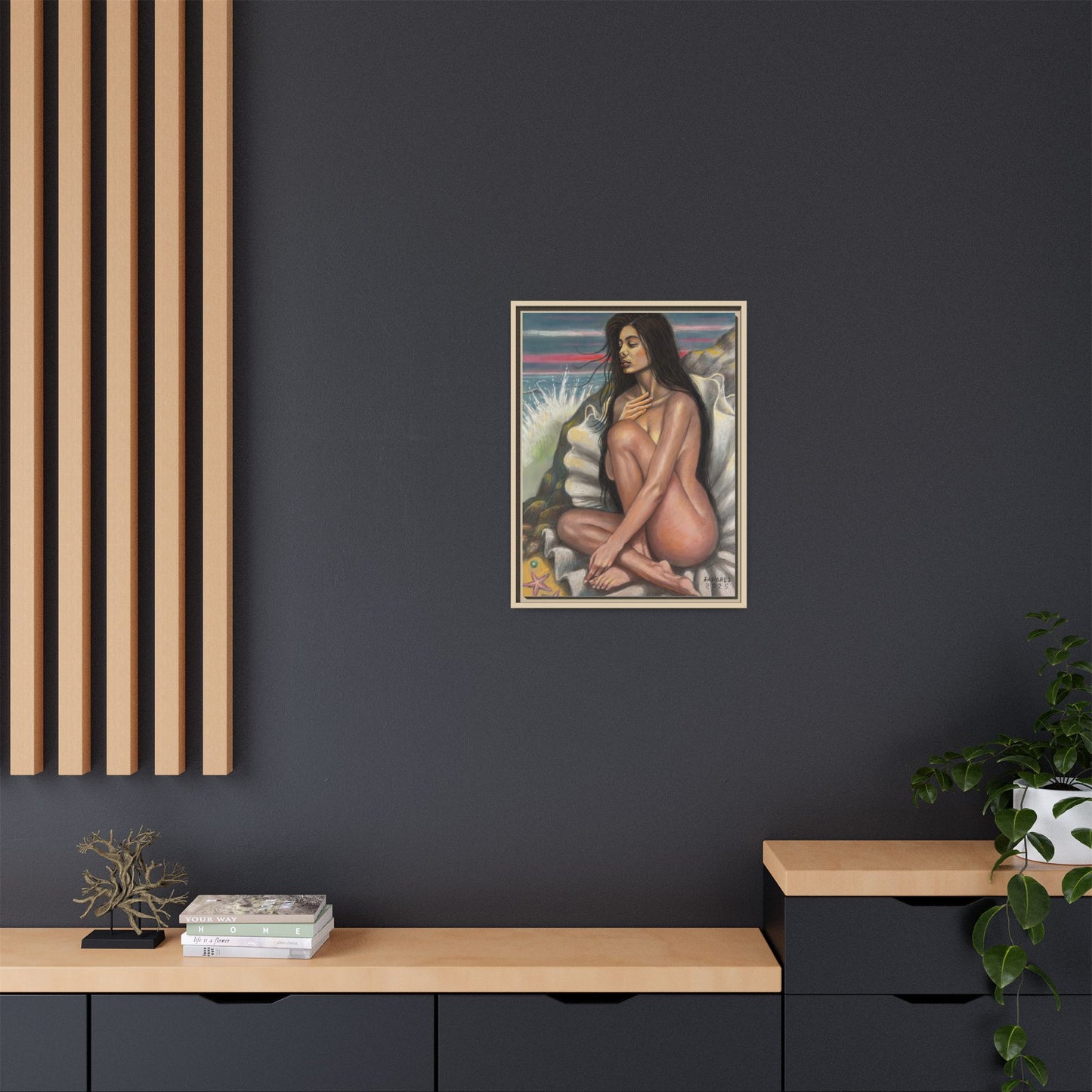 Birth of Venus (2025)- Framed Canvas Print