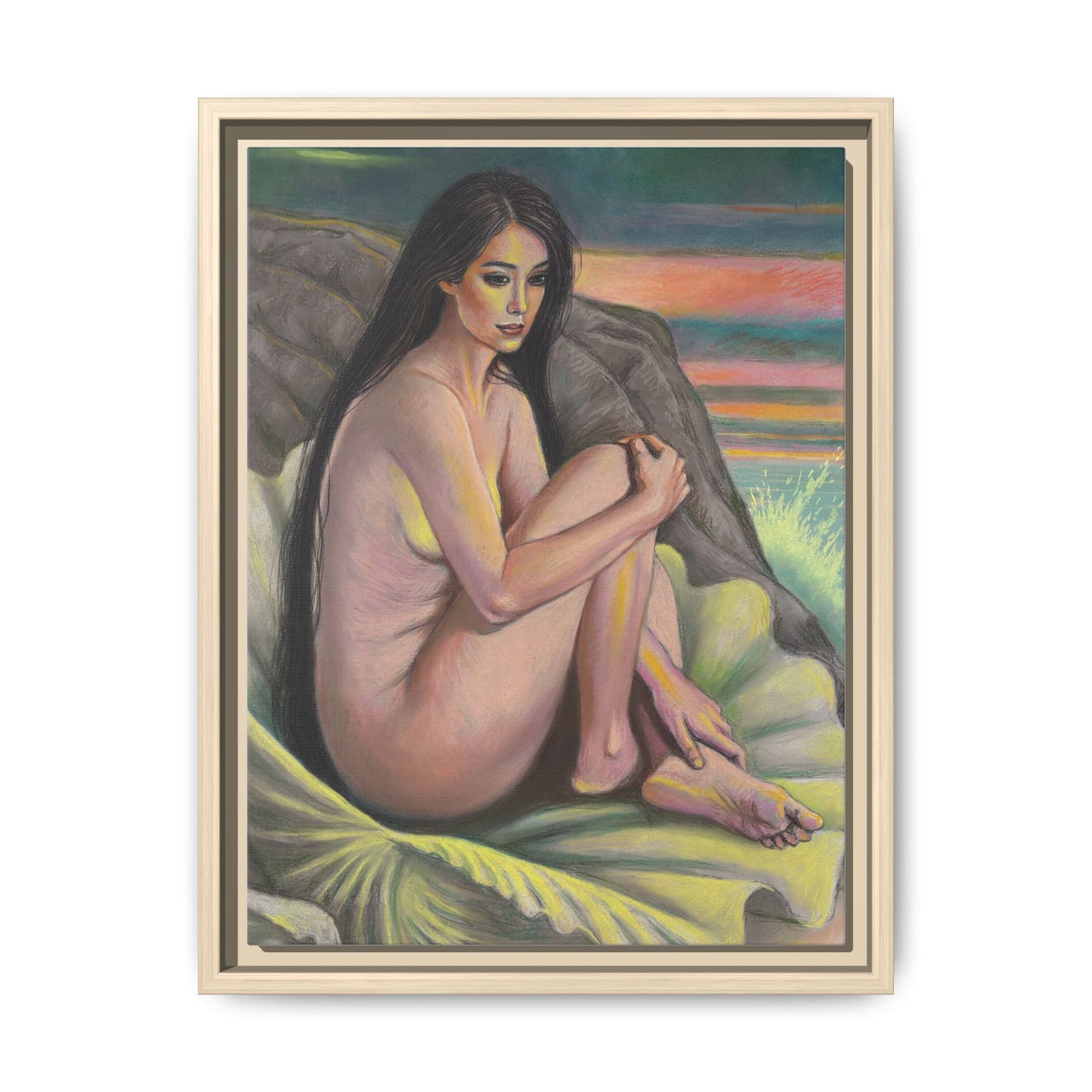 Birth of Venus (2025)- Framed Canvas Print