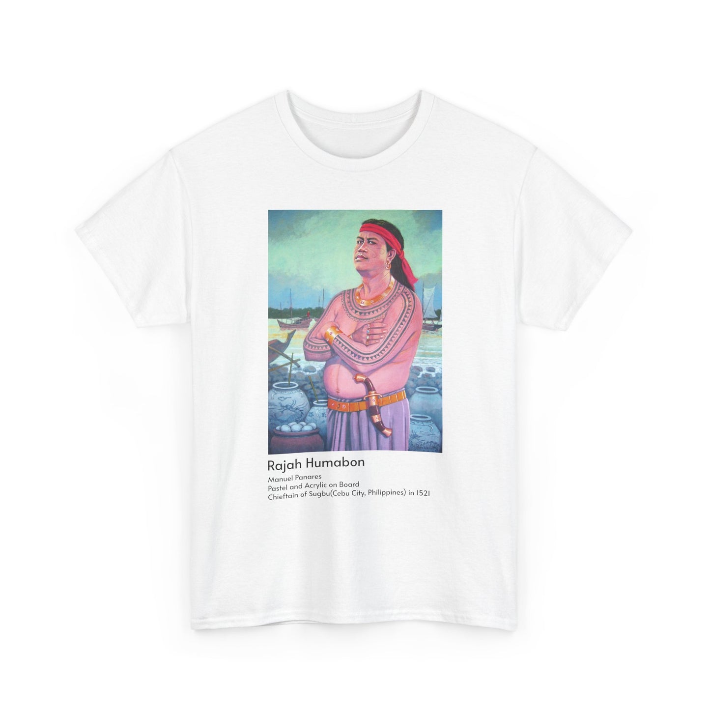 Rajah Humbalon Portrait Tee (Museum-Style Illustration)