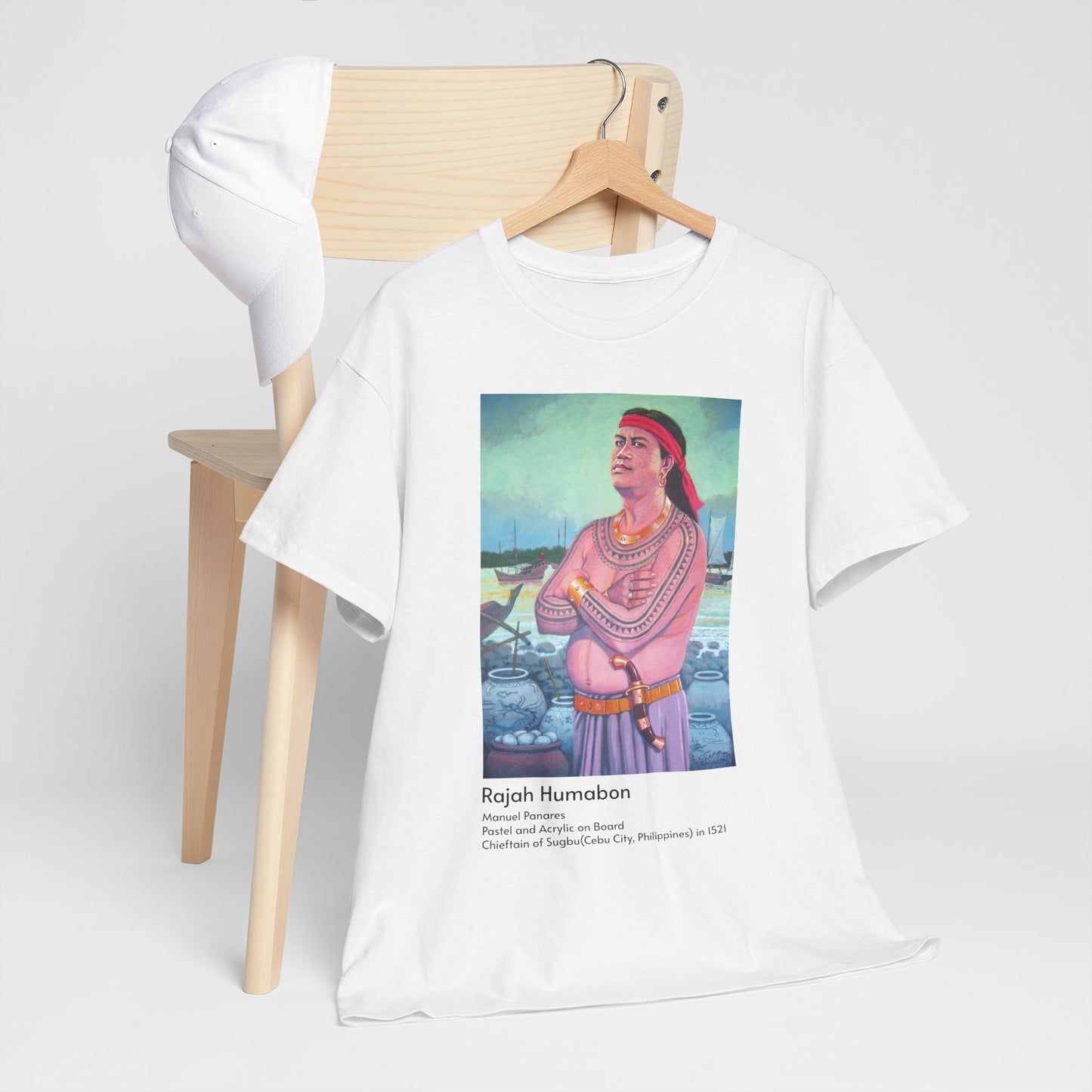 Rajah Humbalon Portrait Tee (Museum-Style Illustration)