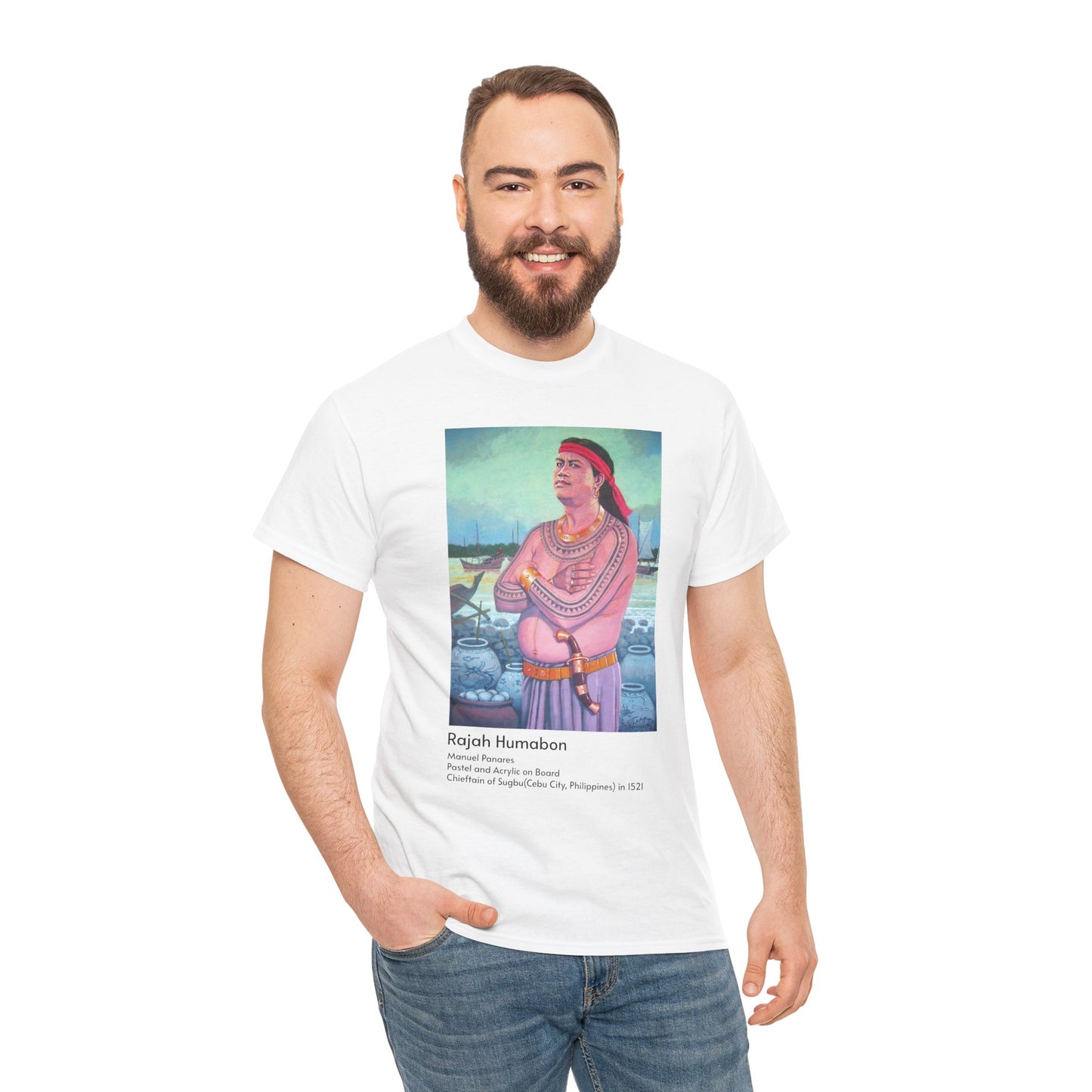 Rajah Humbalon Portrait Tee (Museum-Style Illustration)