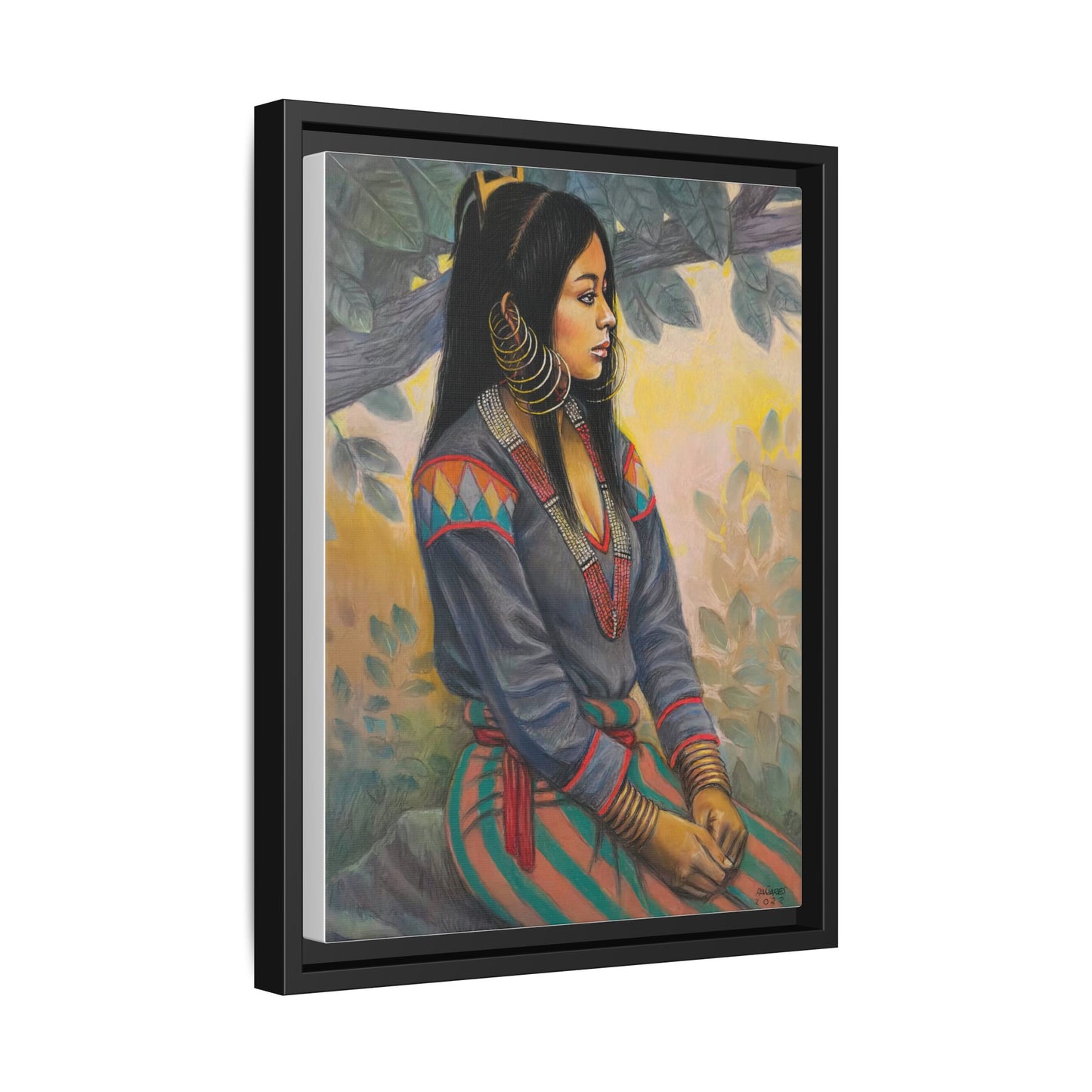 Ubo Maiden (2022)- Framed Canvas Print