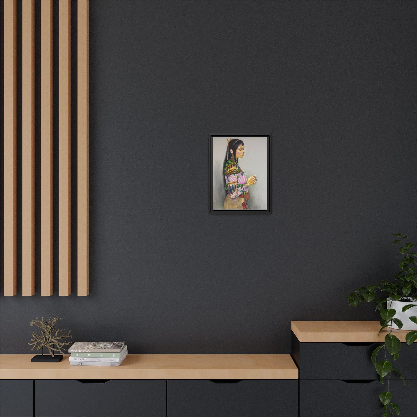 T’boli Girl (2021) - Framed Canvas Print