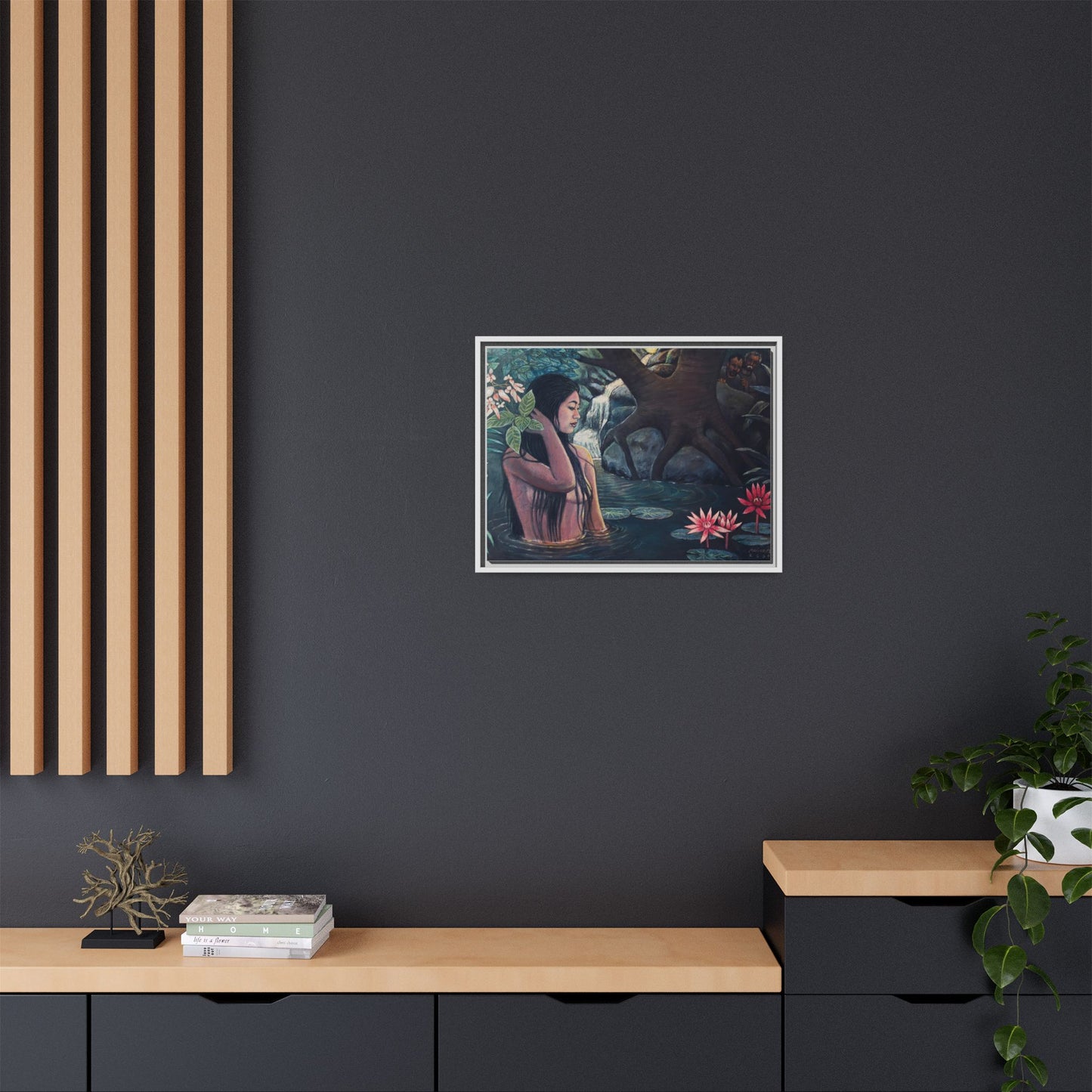 Susanna and the elders (2008)- Framed Canvas Print