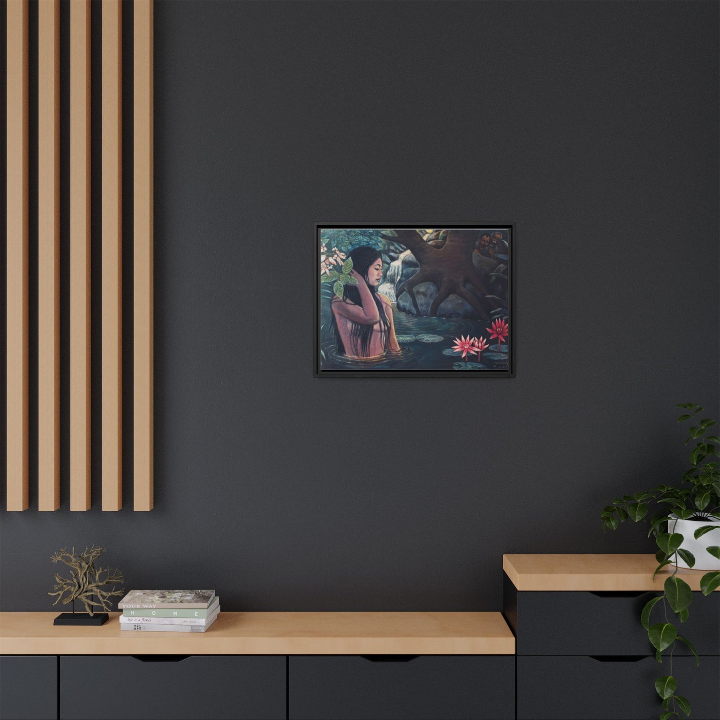 Susanna and the elders (2008)- Framed Canvas Print