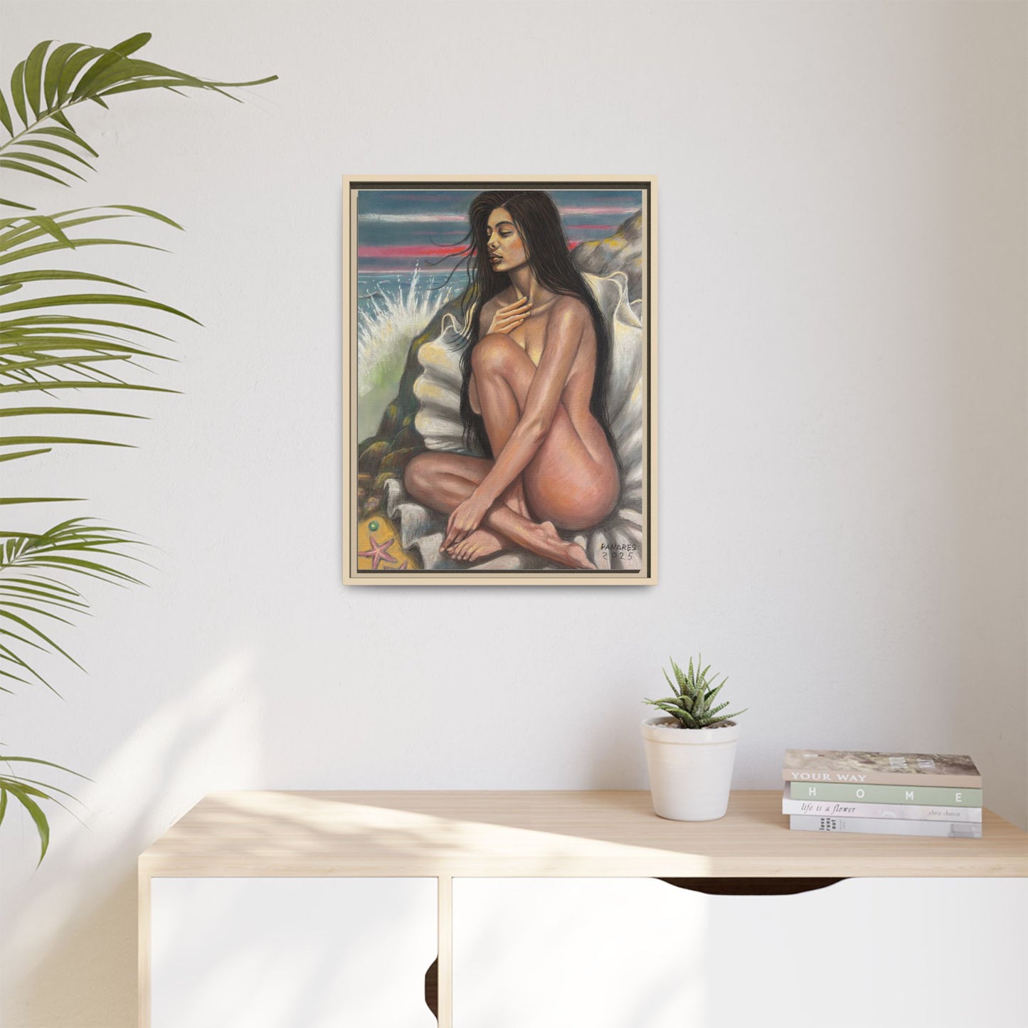 Birth of Venus (2025)- Framed Canvas Print