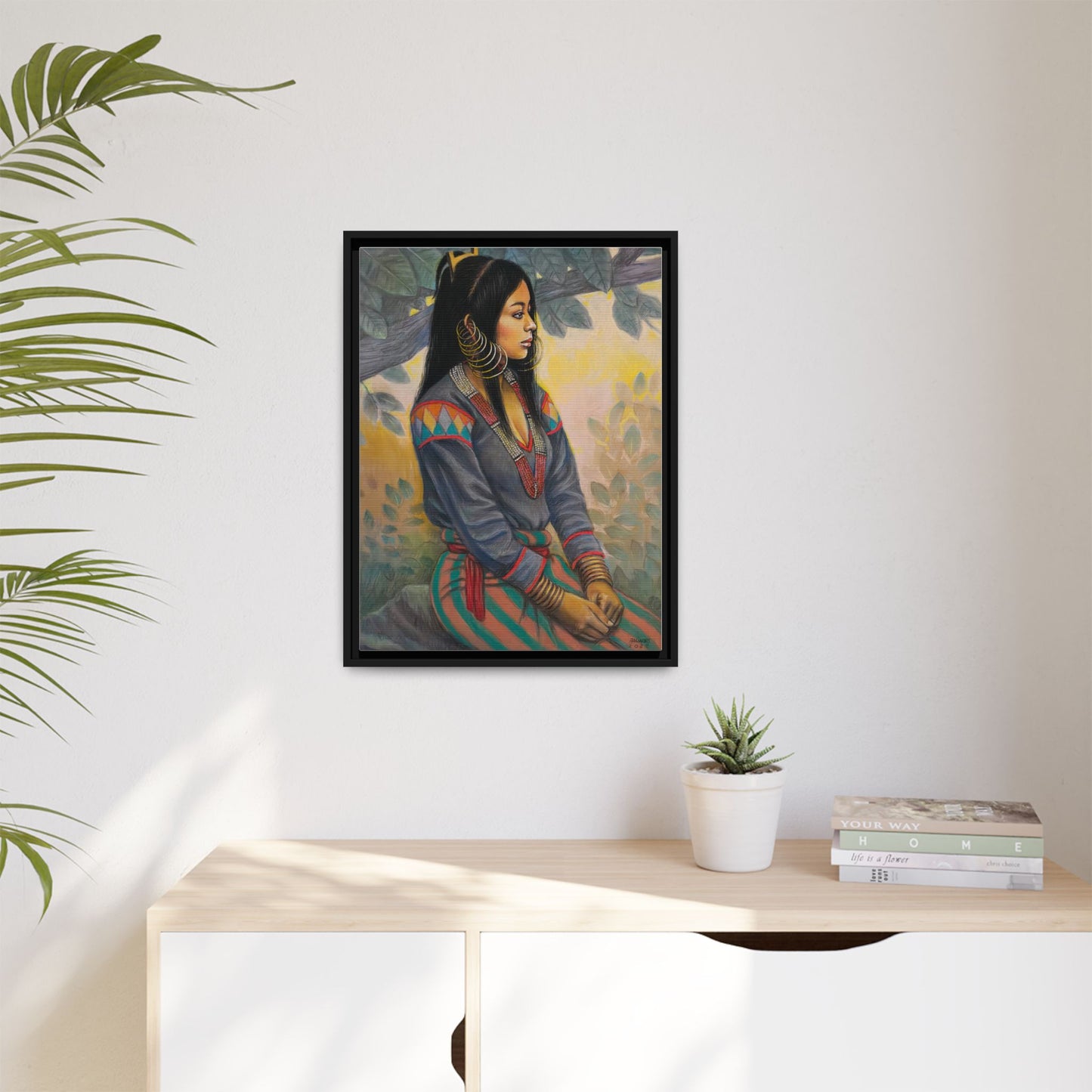 Ubo Maiden (2022)- Framed Canvas Print