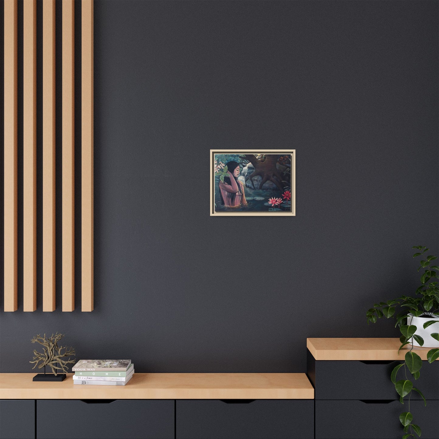 Susanna and the elders (2008)- Framed Canvas Print