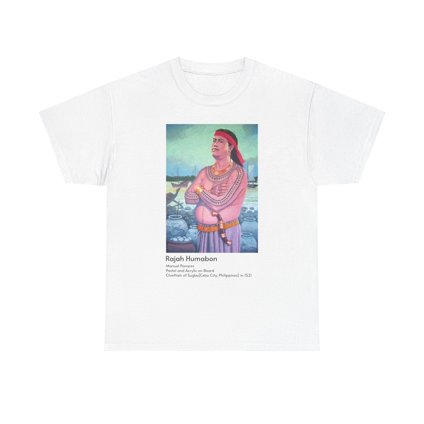 Rajah Humbalon Portrait Tee (Museum-Style Illustration)