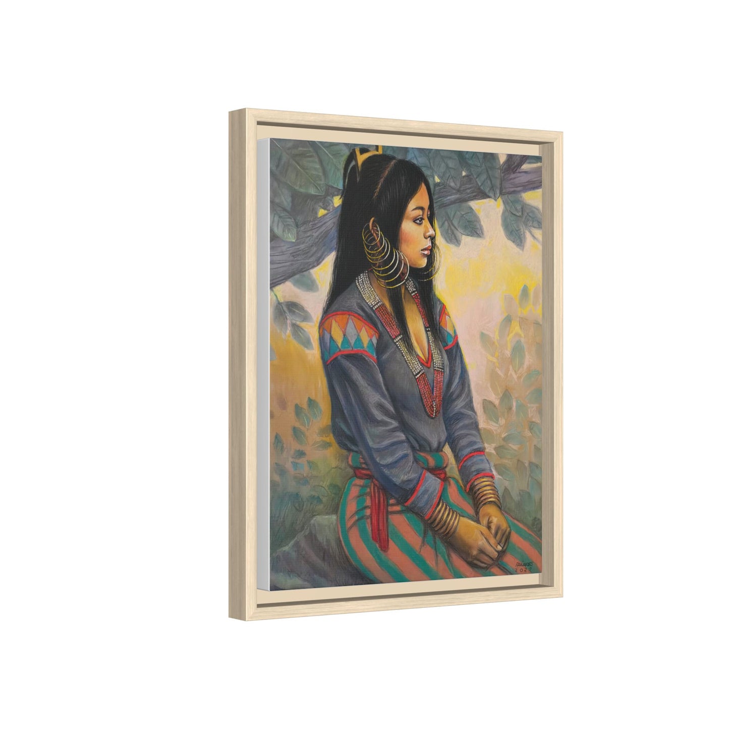 Ubo Maiden (2022)- Framed Canvas Print