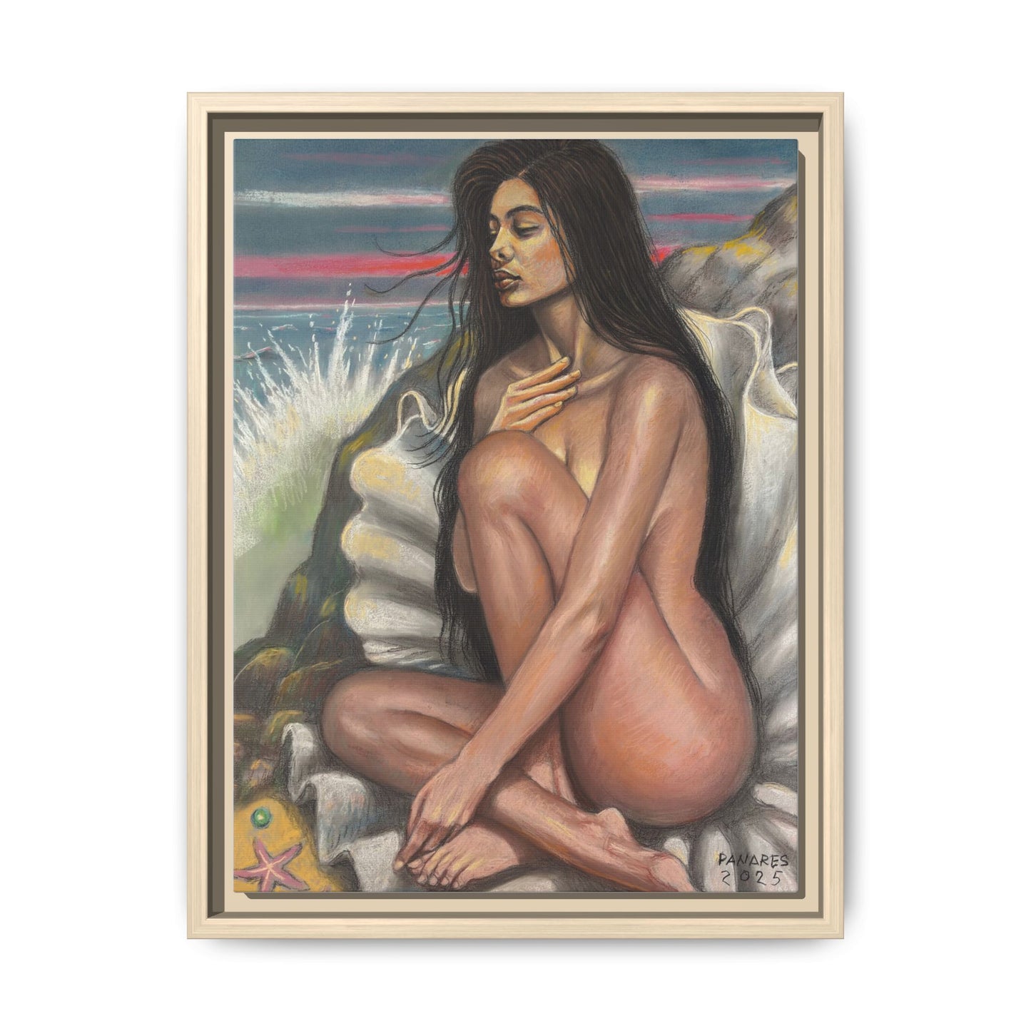 Birth of Venus (2025)- Framed Canvas Print