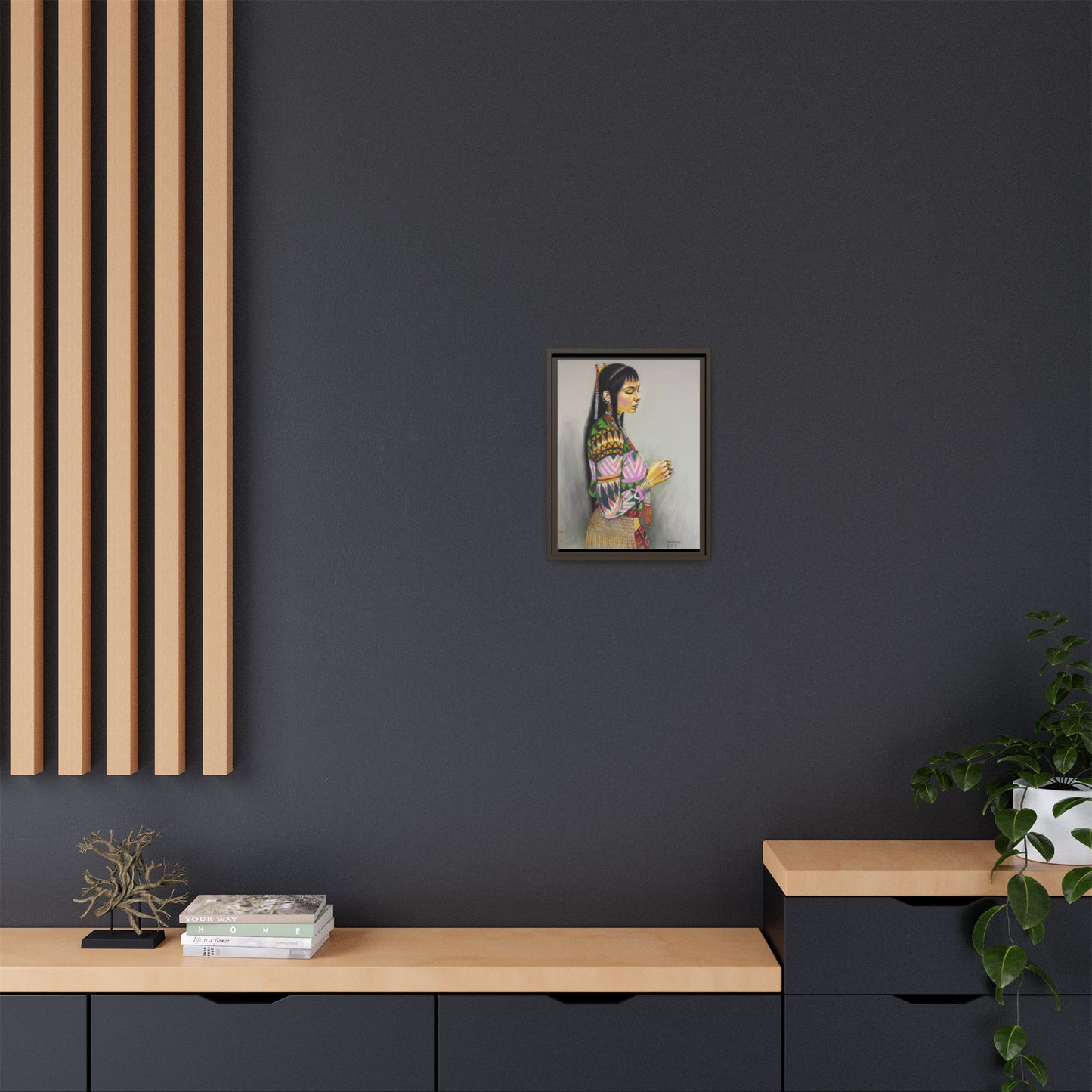 T’boli Girl (2021) - Framed Canvas Print