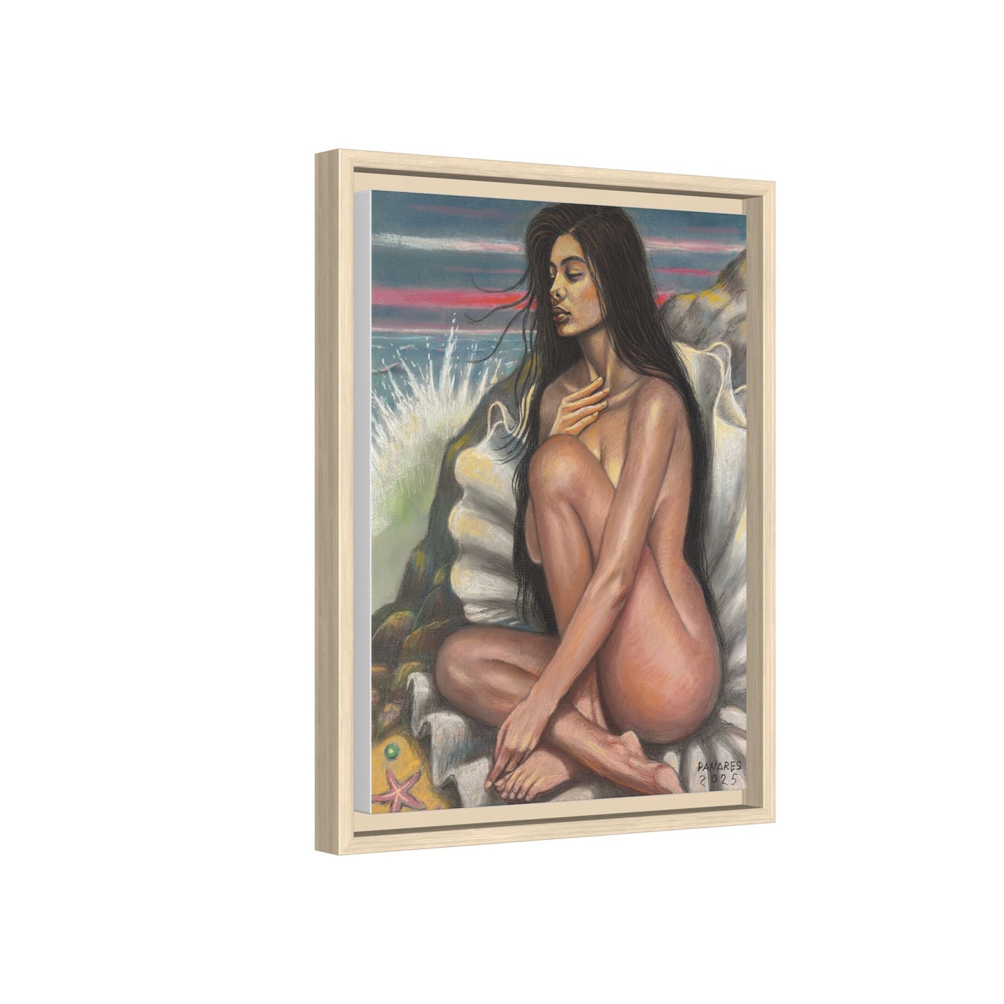 Birth of Venus (2025)- Framed Canvas Print