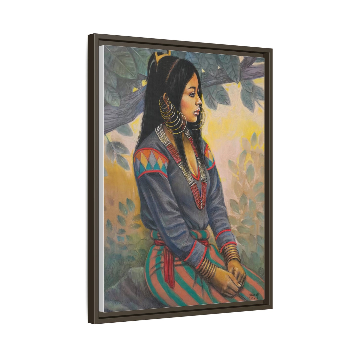 Ubo Maiden (2022)- Framed Canvas Print
