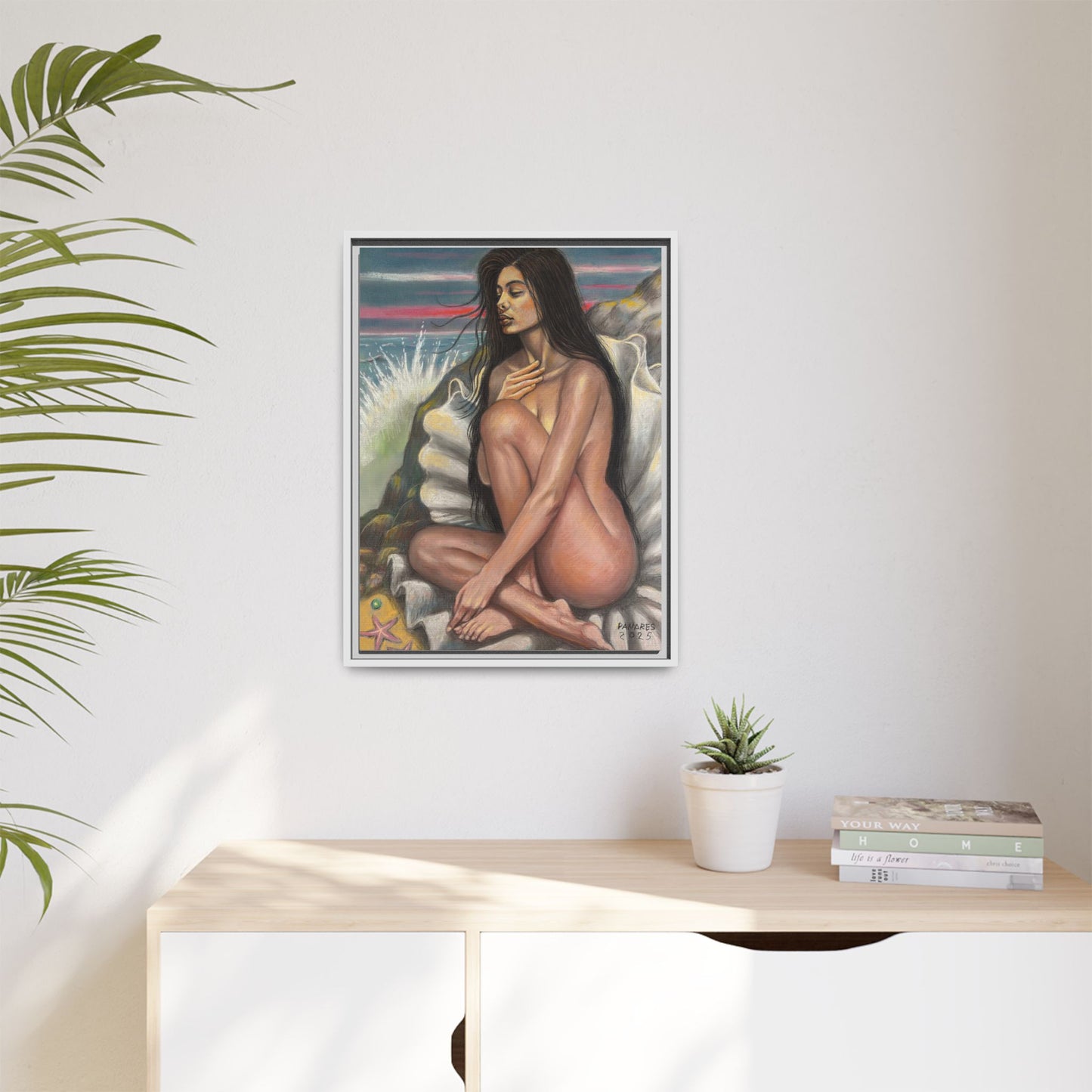 Birth of Venus (2025)- Framed Canvas Print
