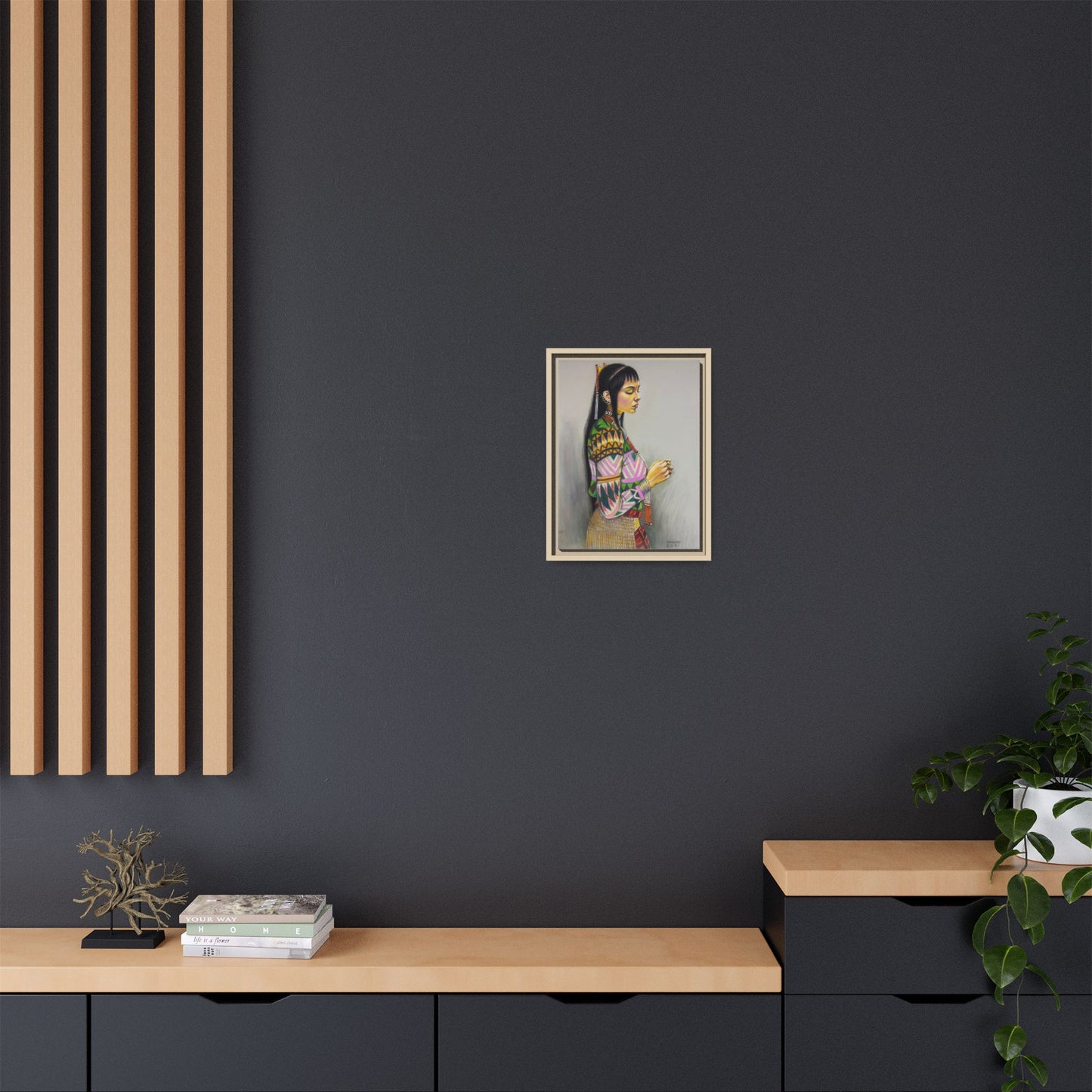 T’boli Girl (2021) - Framed Canvas Print