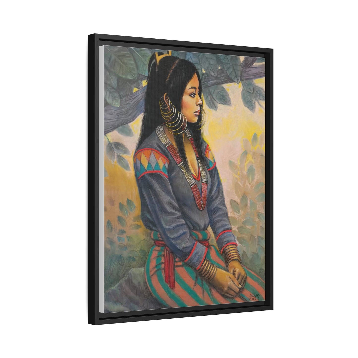 Ubo Maiden (2022)- Framed Canvas Print