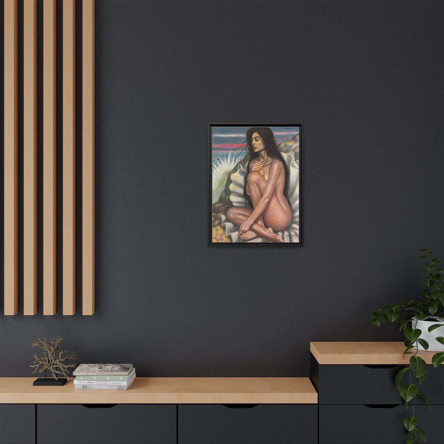 Birth of Venus (2025)- Framed Canvas Print