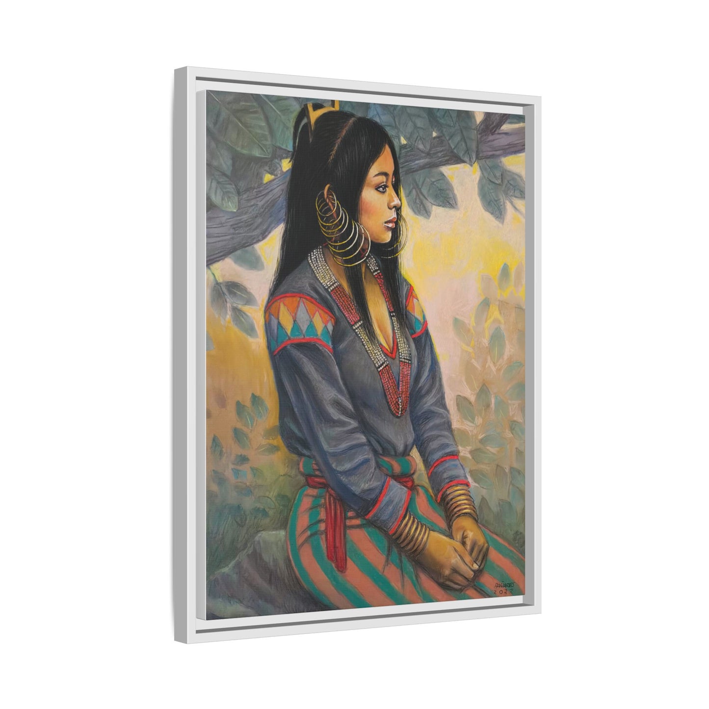 Ubo Maiden (2022)- Framed Canvas Print