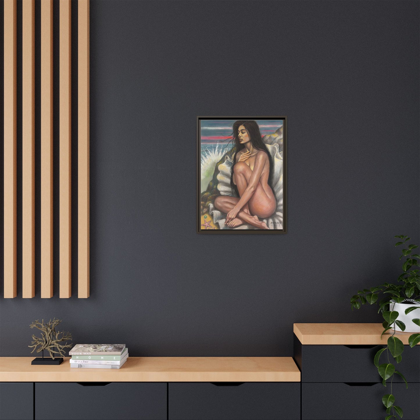Birth of Venus (2025)- Framed Canvas Print